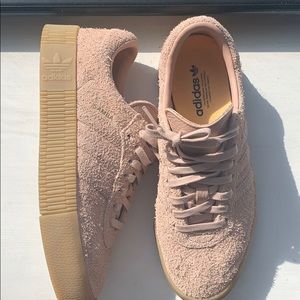 Pink Adidas Originals Samba Rose Sneakers
